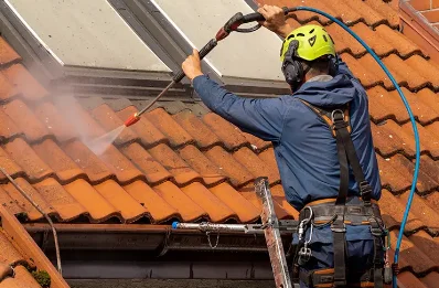 Démoussage et hydrofuge de toiture à Charcier